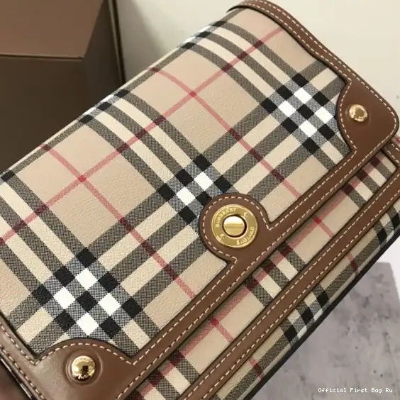 Official First Bag Ru BURBERRY Crossbody Note Bag-25-8.5-18cm 0521